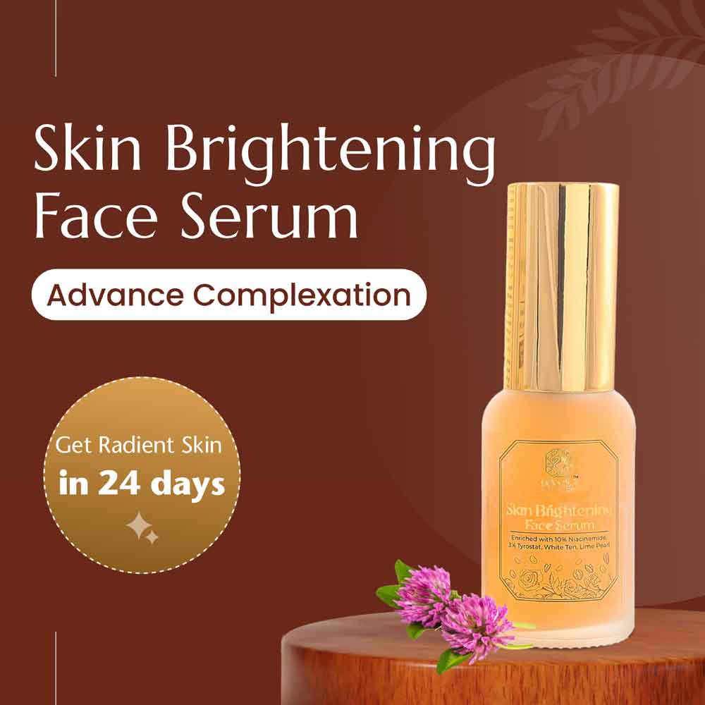 hamsa radiance skin brightnening face serum advance complexation