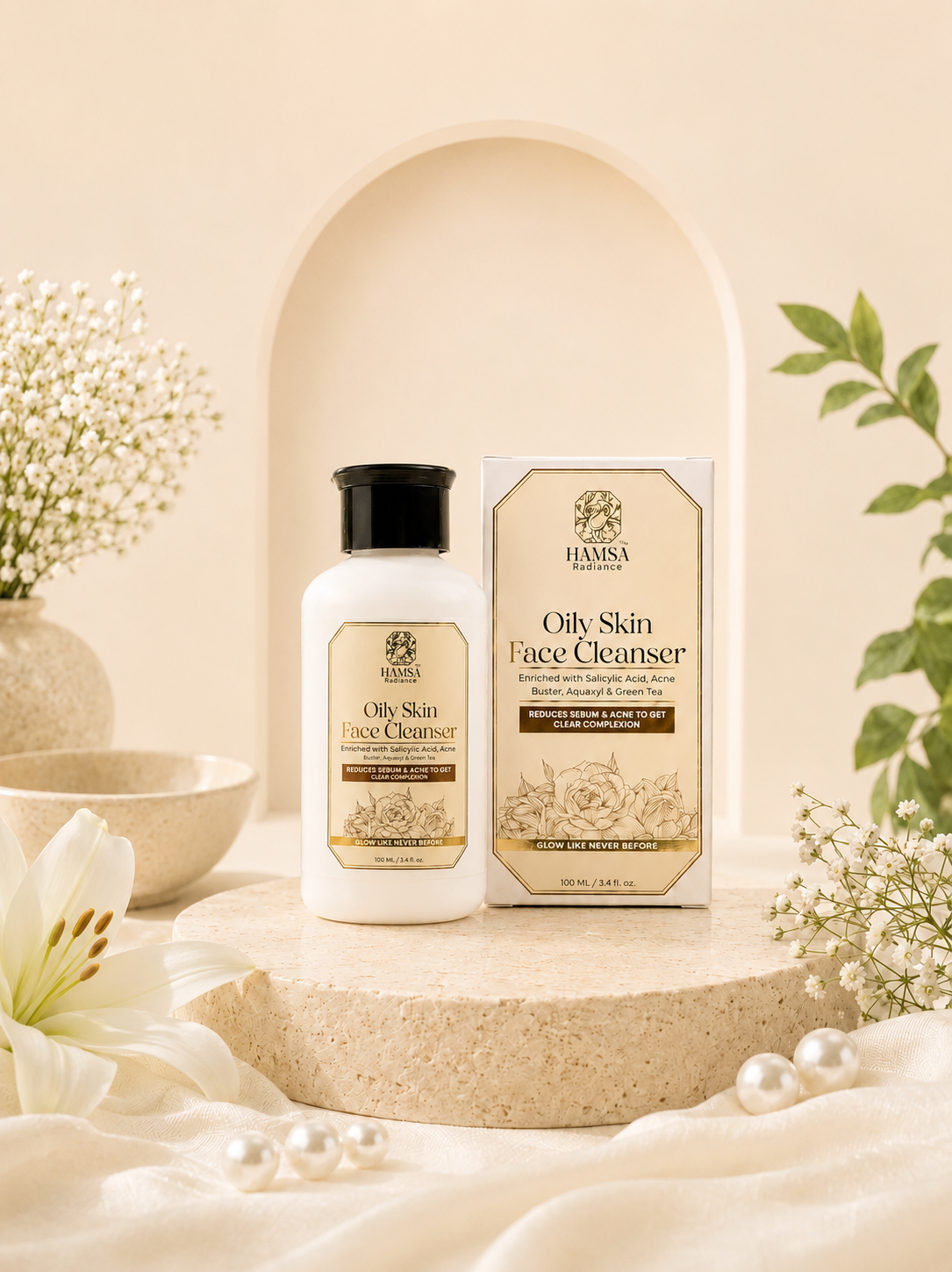Skin Brightening Face Serum - Glow-Enhancing Skincare Set