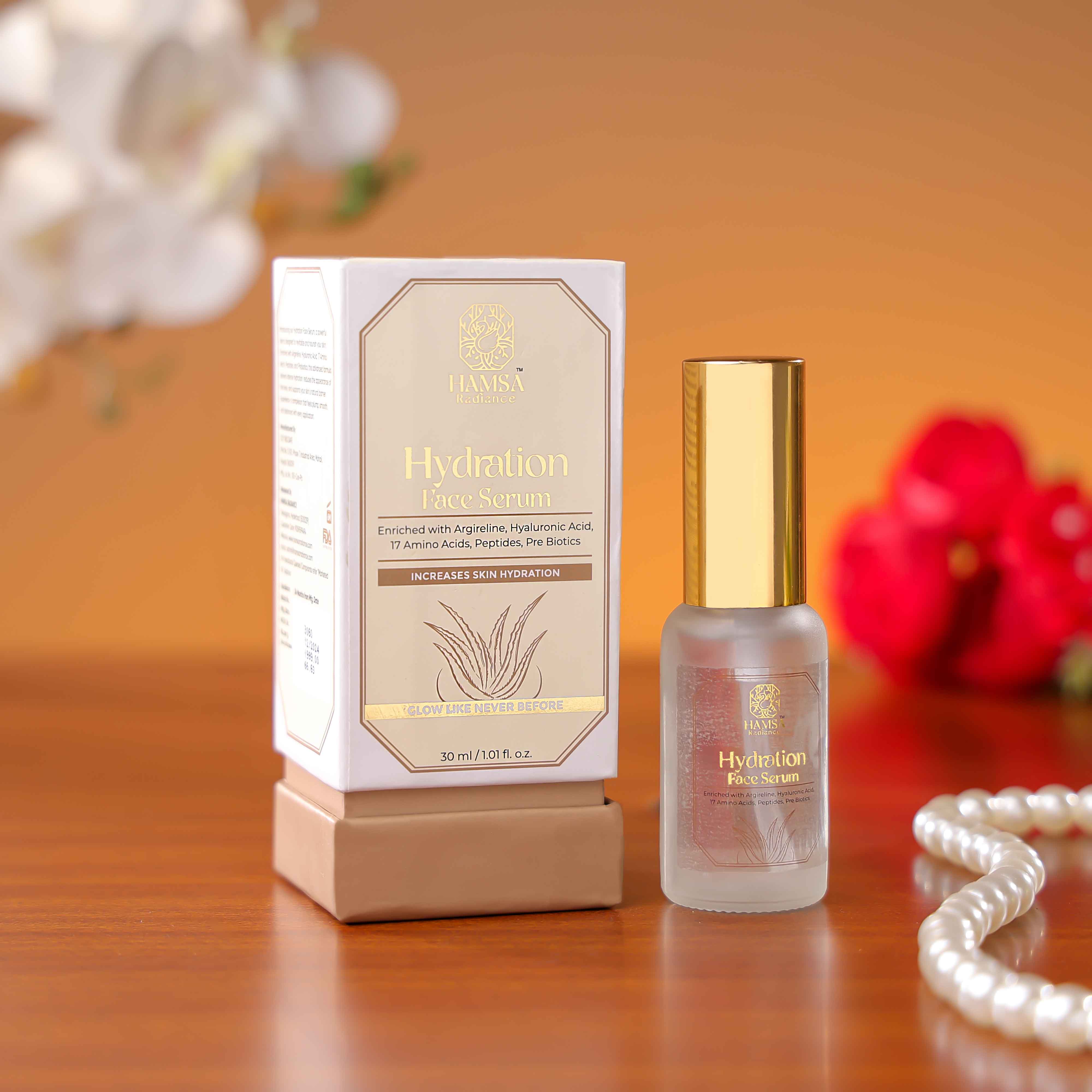 hamsa radiance - hydration face serum