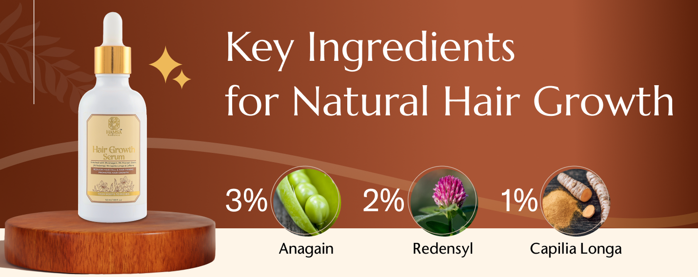 hamsa radiance hair growth serum key ingredients