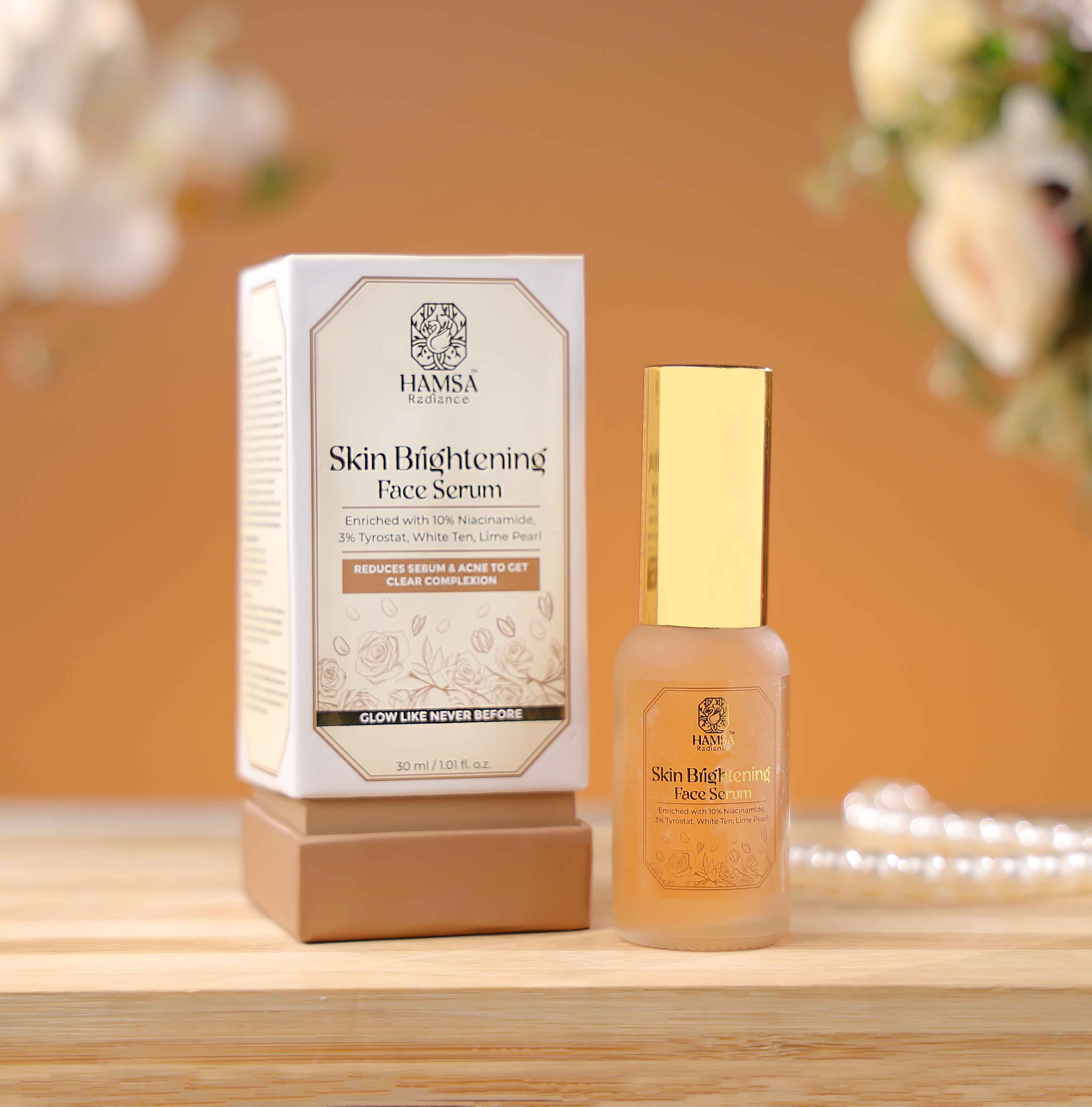 hamsa radiance skin brightening face serum main