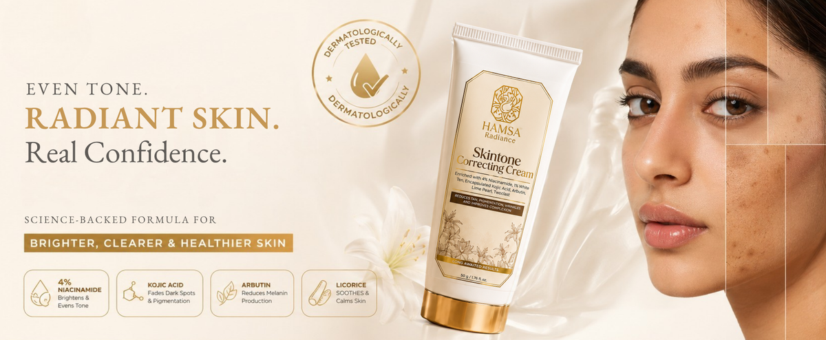 The Complete Hair, Skin & Face Radiance Kit - Skintone Correcting Cream