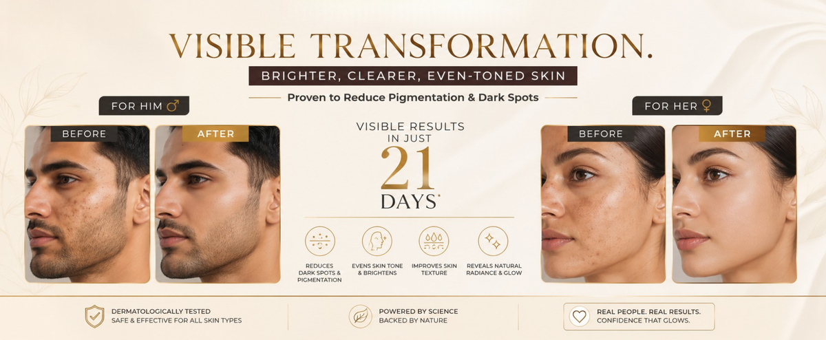 Hamsa Radiance - Skinton correcting cream - Visible Transformation